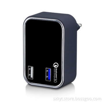 23w Quick Charge 3.0 2- outlet USB Wall Charger, PowerPort Speed 5 for Galaxy/ Plus/Note with KC certificate
